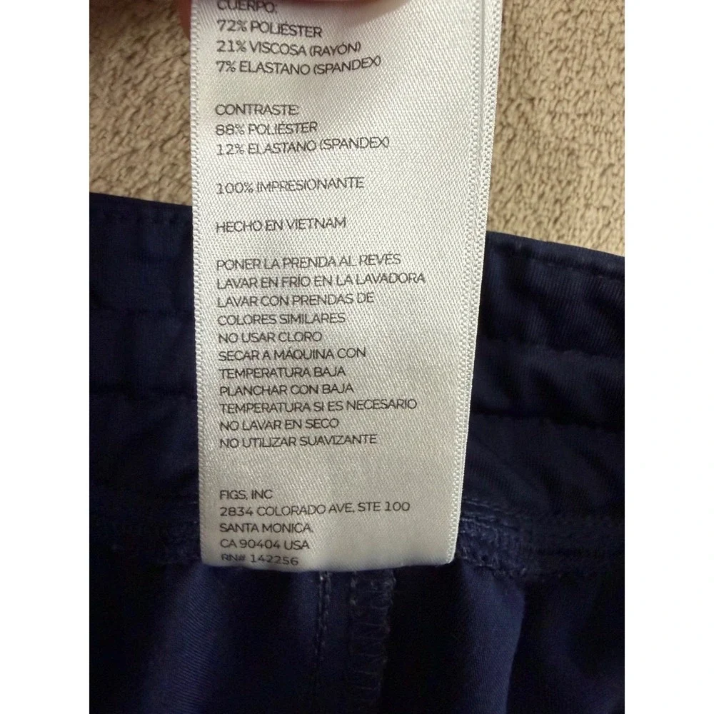 FIGS‎ Yola Yoga scrub pants mens 5XL Tall Navy blue Technical Collection EUC